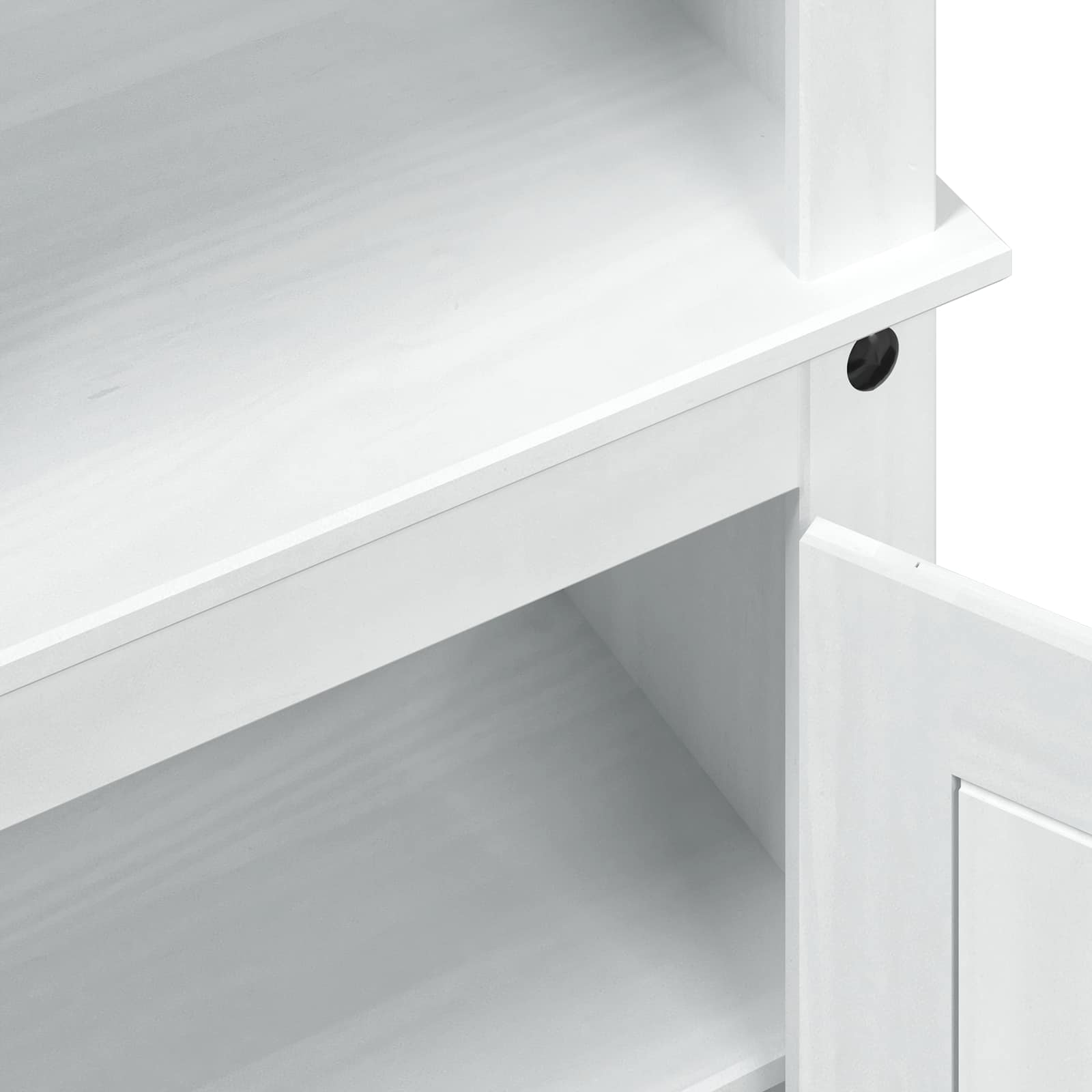 Highboard Corona 74x38x170 cm Massivholz Kiefer
