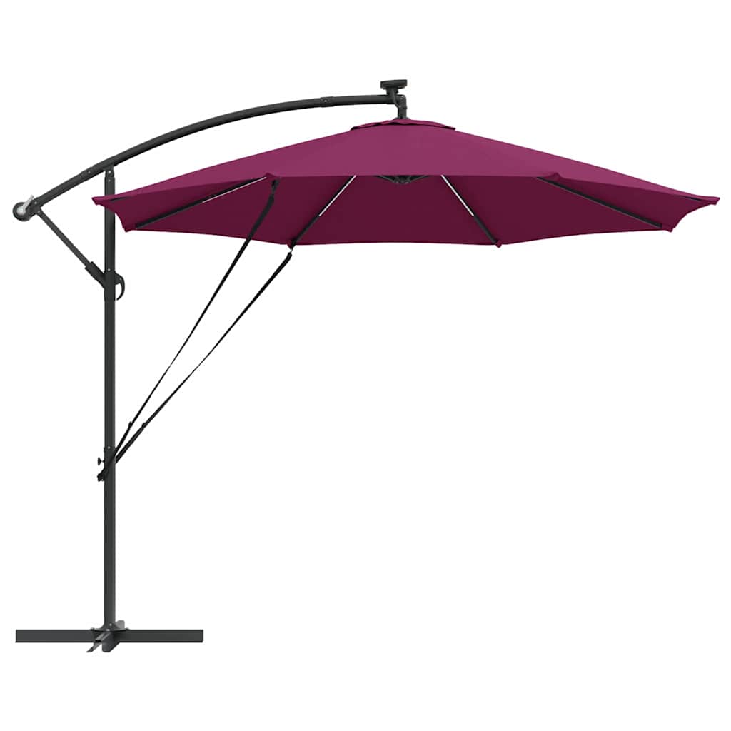 Sonnenschirm Sand 294 x 294 x 248 cm Polyester und Aluminium