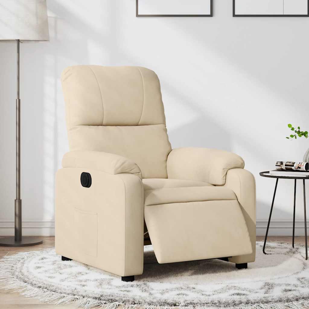 Relaxsessel Elektrisch Braun Mikrofasergewebe