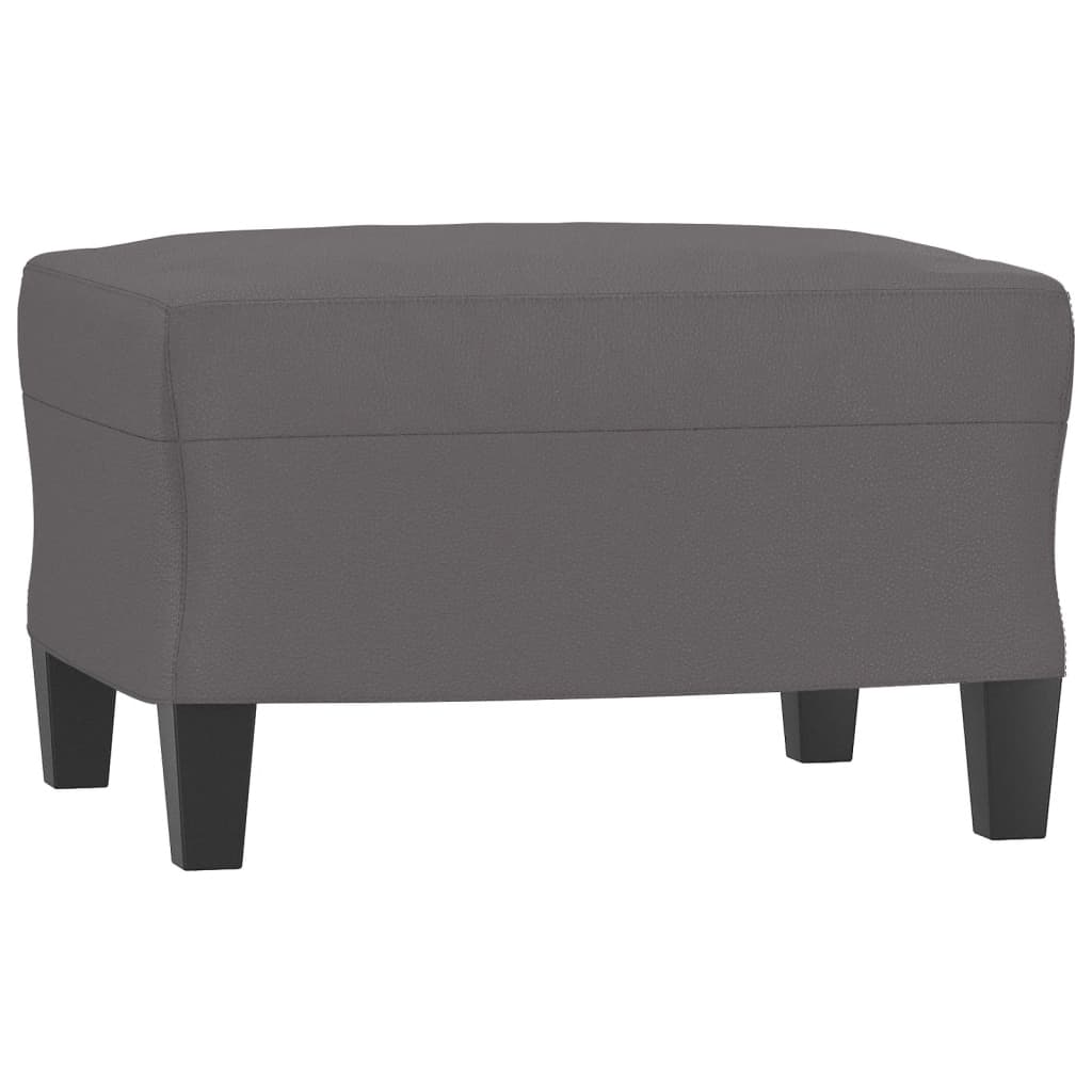 Fußhocker Schwarz 60x50x41 cm Kunstleder