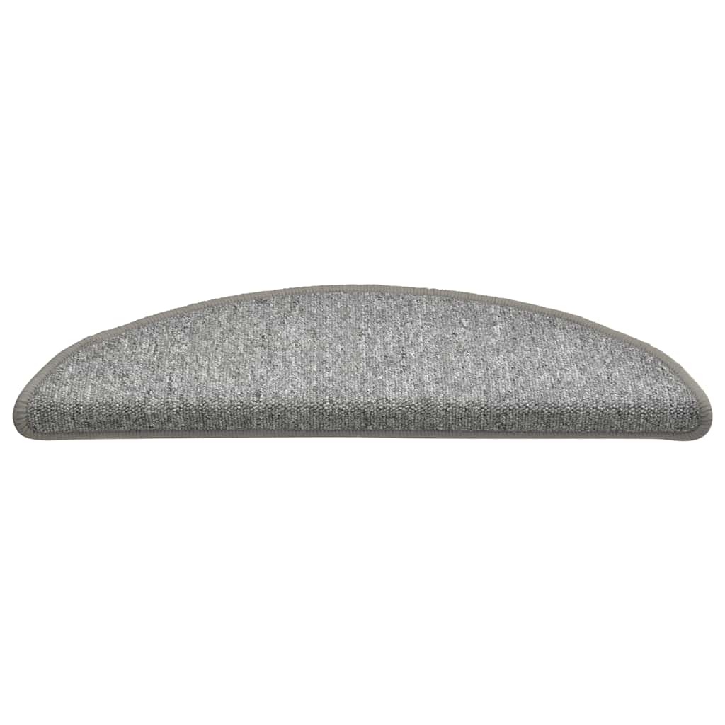 Stufenmatten 15 Stk. 56x17x3 cm Anthrazit Halbrund