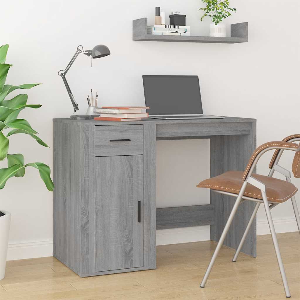 Schreibtisch Weiß 100x49x75 cm Holzwerkstoff