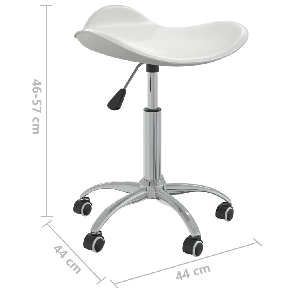 Bürostuhl Creme Kunstleder