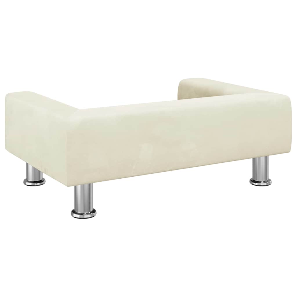 Hundebett Blau 70x45x26,5 cm Samt