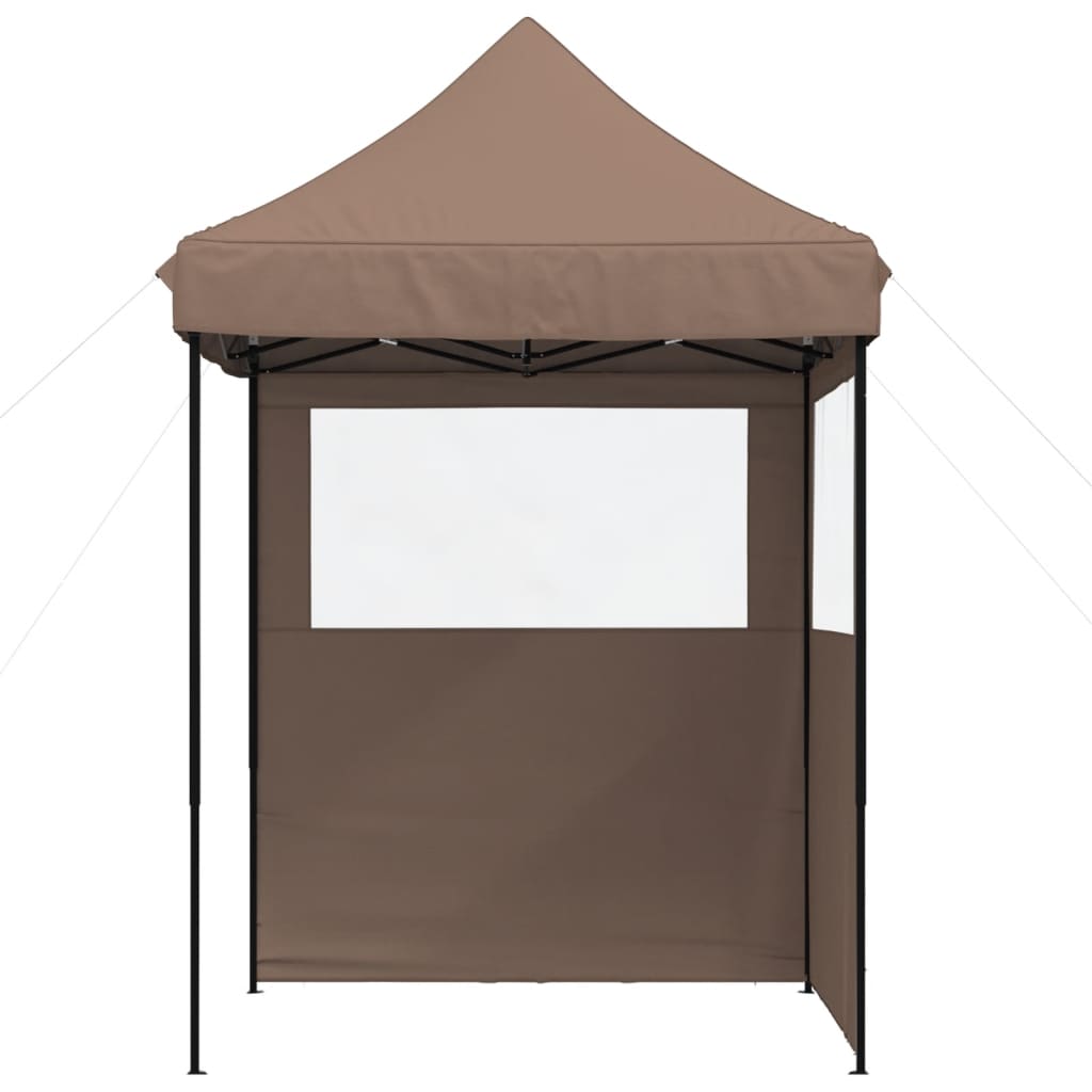 Partyzelt Faltbar Pop-Up Schwarz 200x200x306 cm