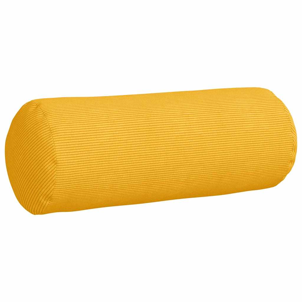 Bolsterkissen 2 pcs Hellgrau Ø 15 x 40 cm Cordstoff