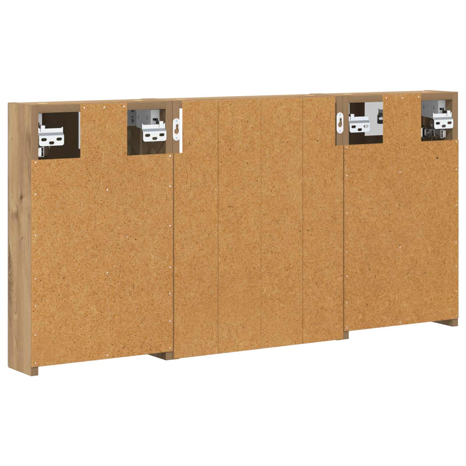 Badezimmerschrank-Set 3 pcs 80 x 10,5 x 50 cm Holzwerkstoff