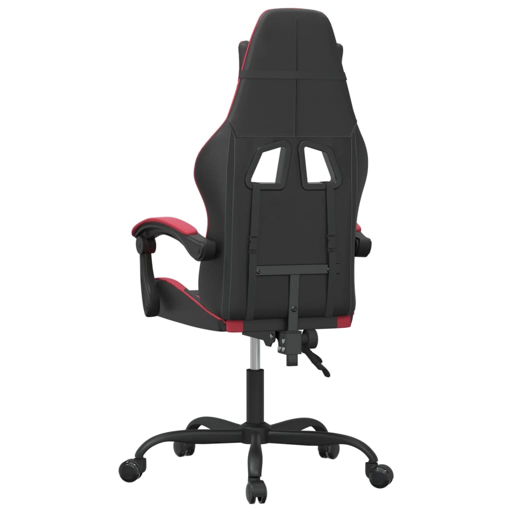 Gaming-Stuhl Schwarz und Golden Kunstleder