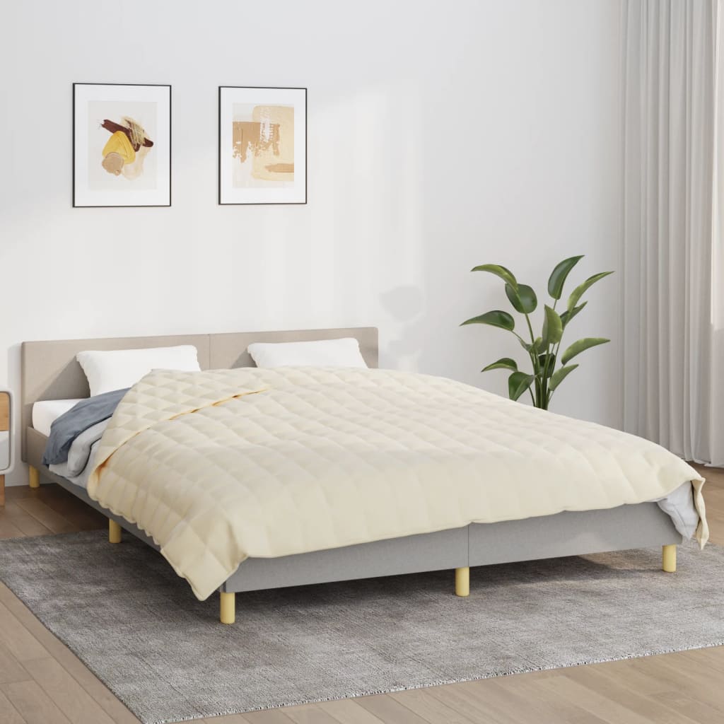 Gewichtsdecke Grau 122x183 cm 5 kg Stoff