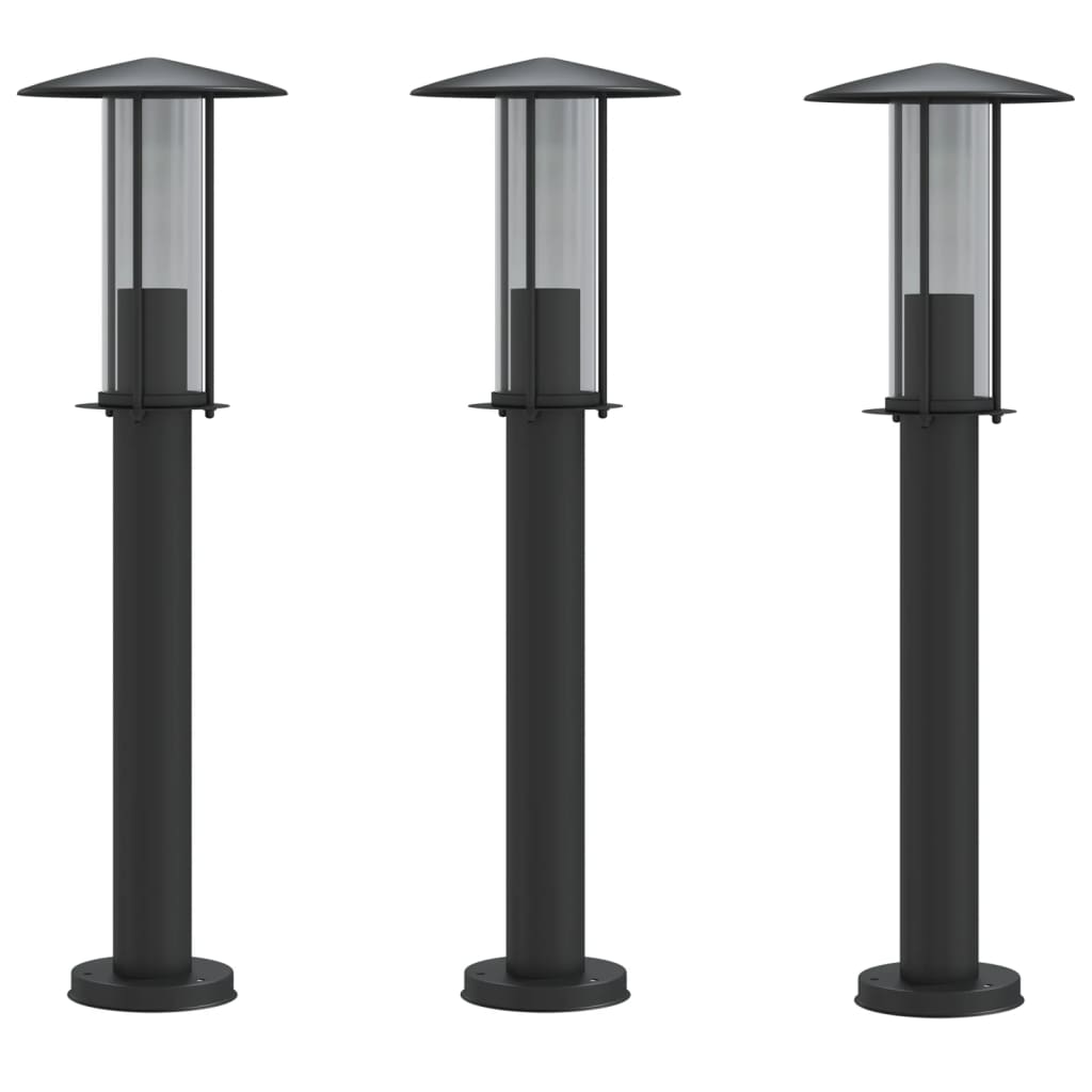 Wegeleuchte Silbern 60 cm Edelstahl