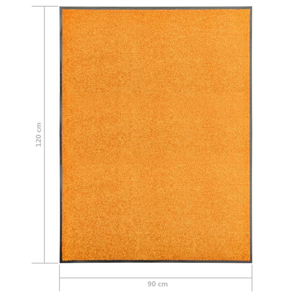 Fußmatte Waschbar Anthrazit 120x180 cm