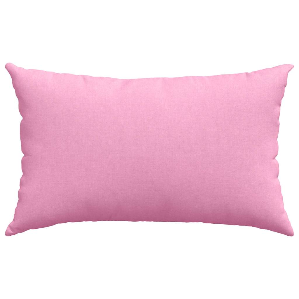 Sofakissen 2 pcs Hellgrau 50 x 30 cm Stoff