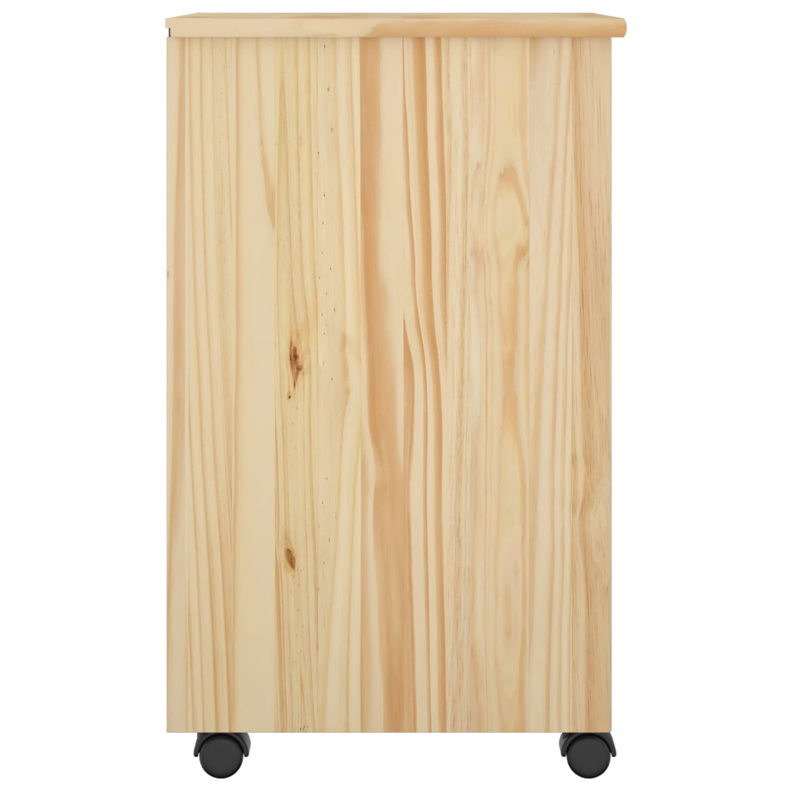 Rollschrank Honigbraun 34 x 39 x 65,5 cm Massives Kiefernholz