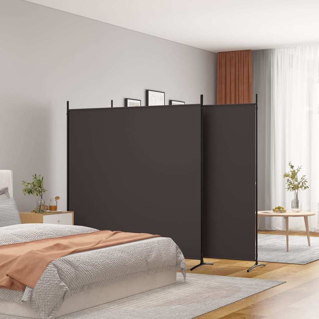 Einzel Panel Raumteiler Beige 175 x 180 cm Stoff