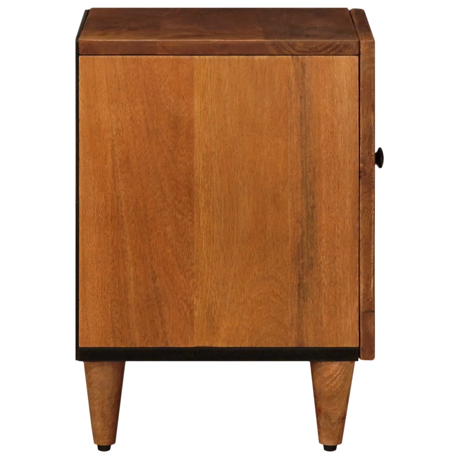 Nachttisch Braun 40 x 33 x 46 cm Massivholz Mango
