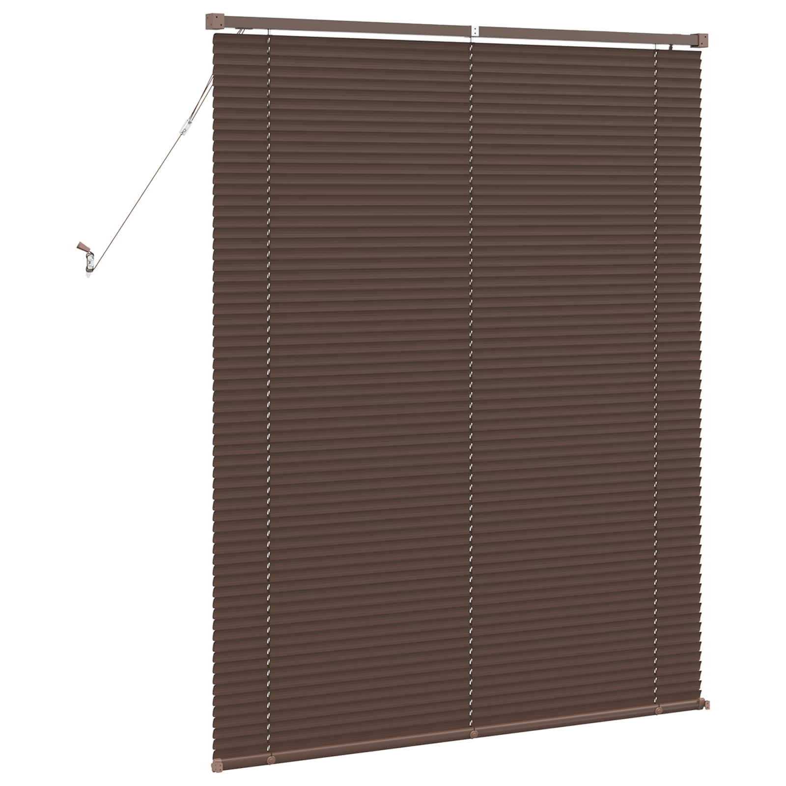 Jalousie Silber Grau 150 x 40 cm 25 mm PVC