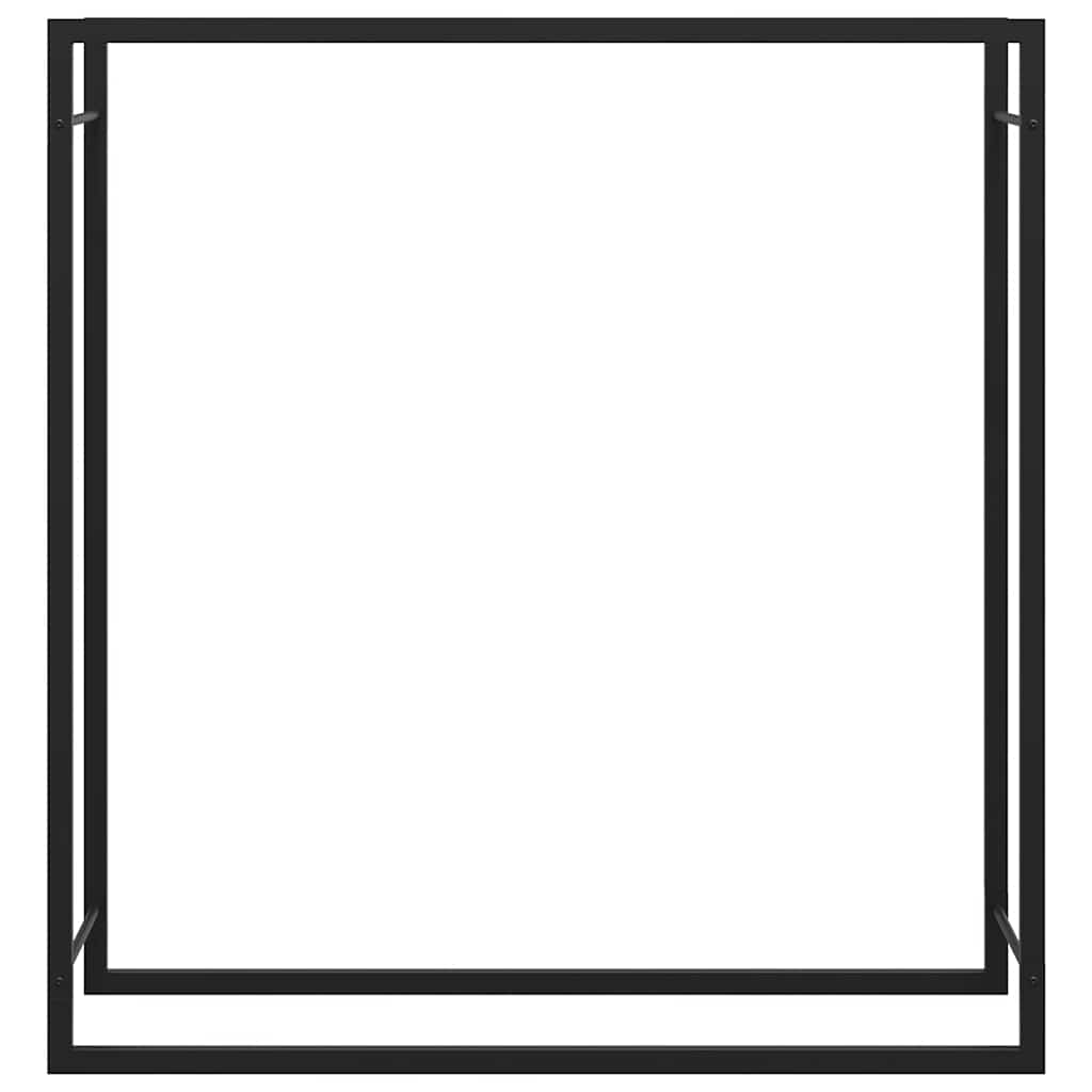 Brennholzregal 50x28x94 cm Edelstahl