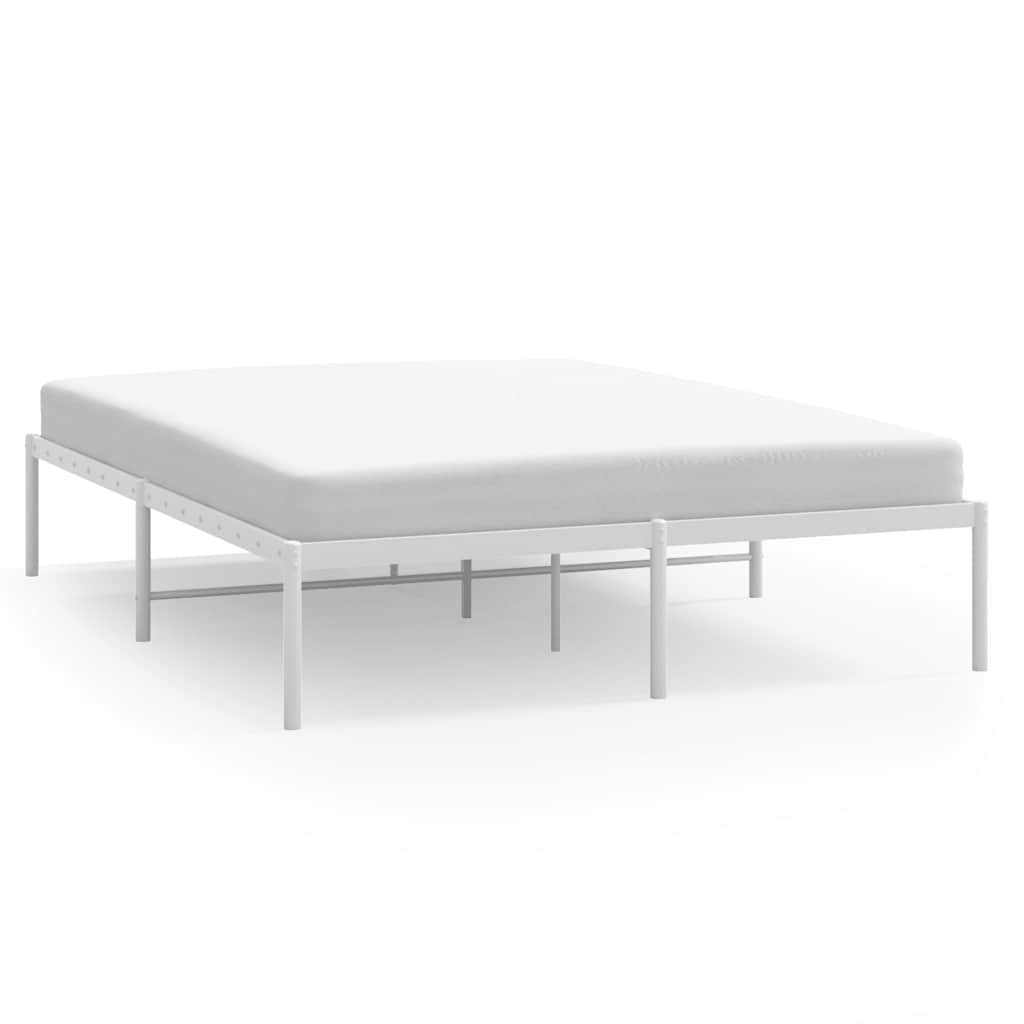 Bettgestell Metall Schwarz 75x190 cm