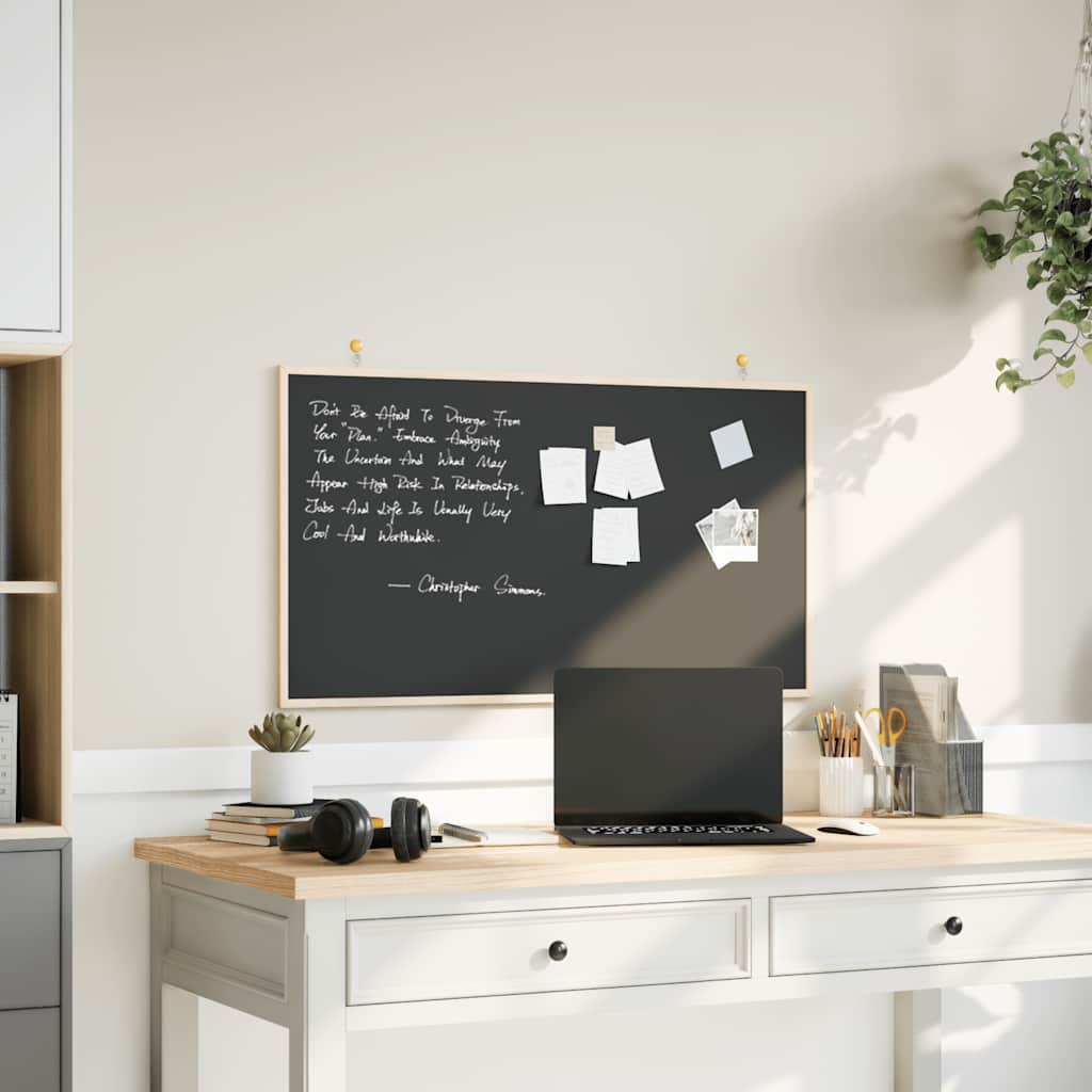 Magnetisches Whiteboard mit massivem Kiefernholzrahmen 40x30 cm