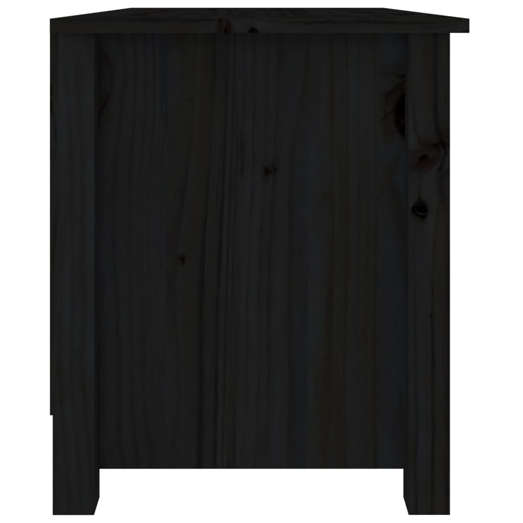 Schuhbank Weiß 70x38x45,5 cm Massivholz Kiefer