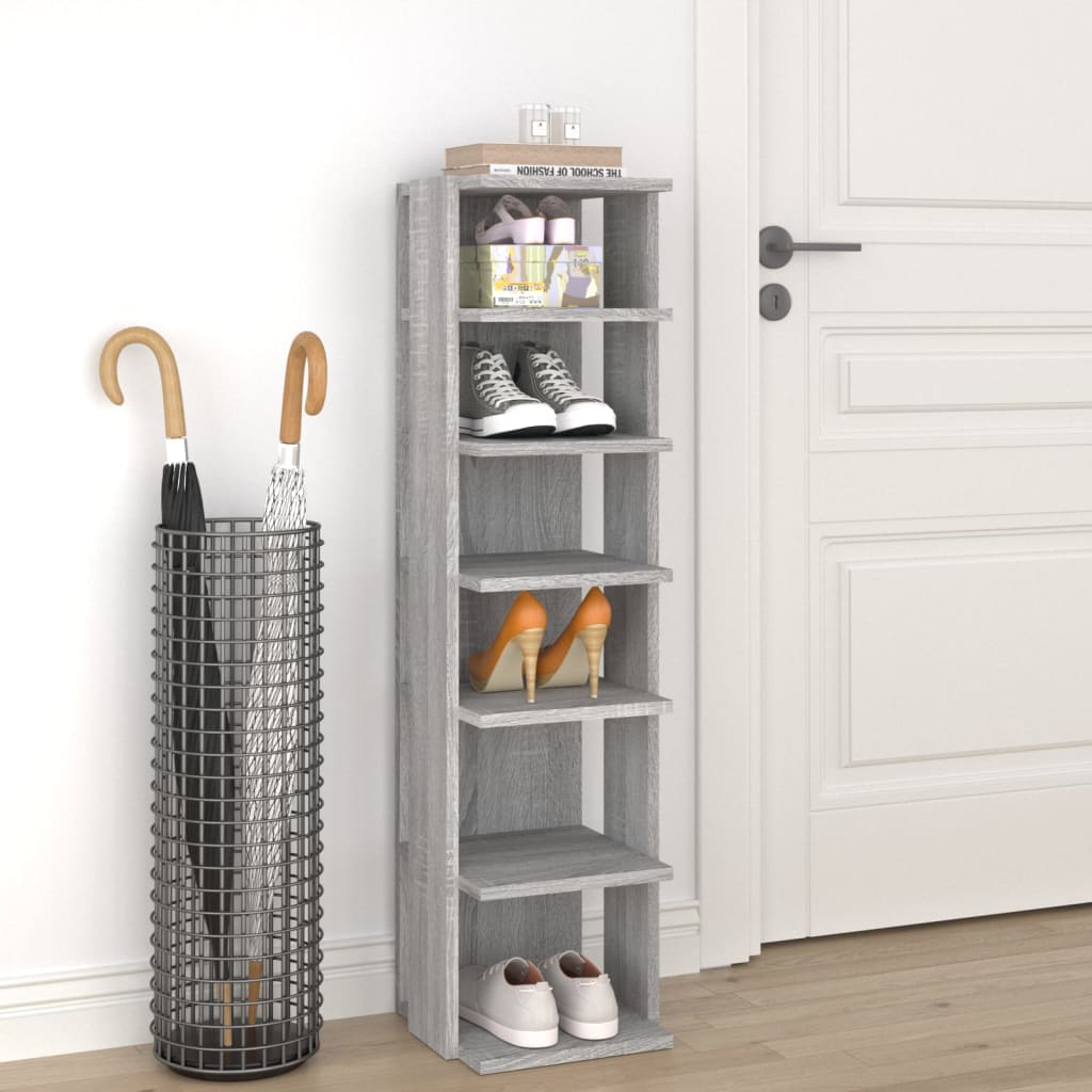 Schuhschrank Weiß 27,5x27x102 cm Holzwerkstoff