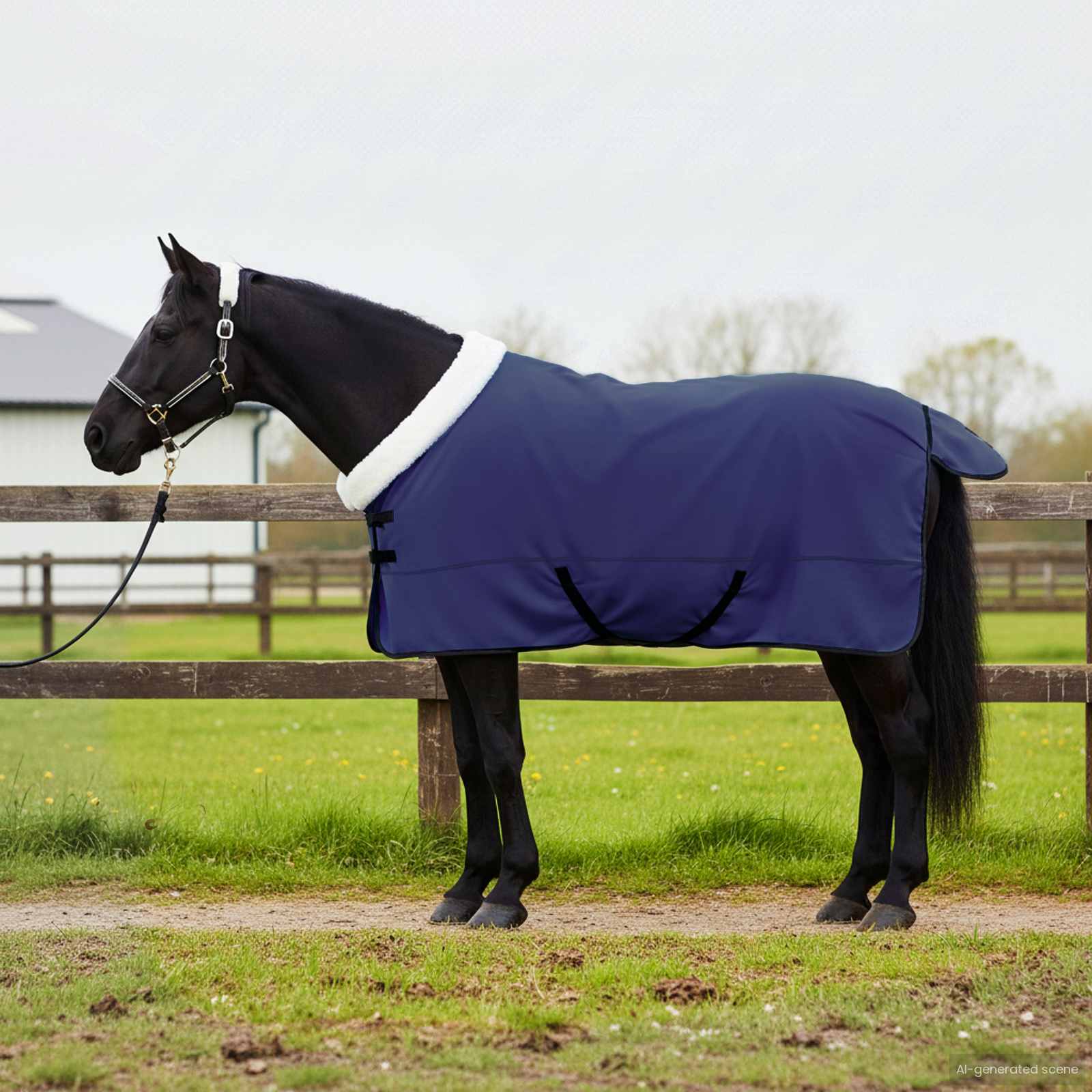 Pferdedecke Volles Aqua 75 cm Polarfleece