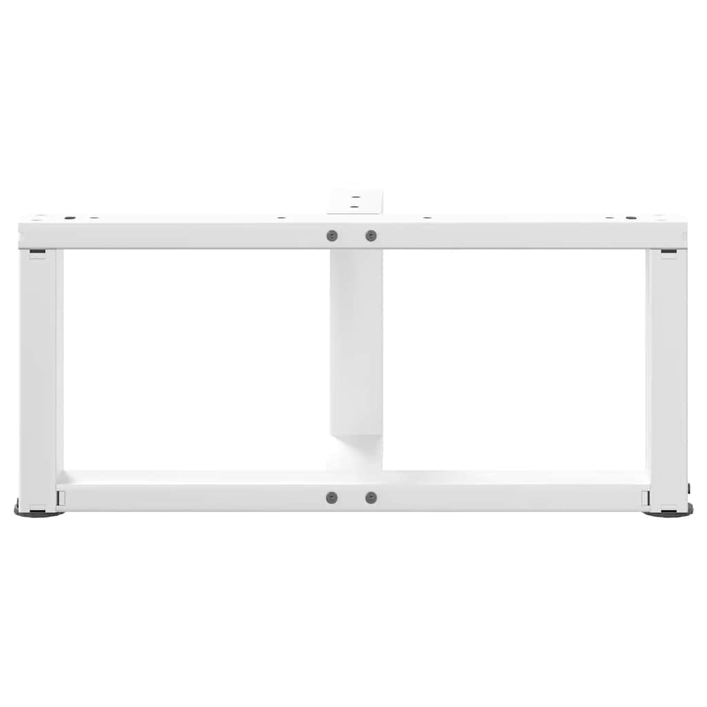 Couchtischbeine T-Form 2 Stk. Schwarz 30x25x(30-31) cm Stahl