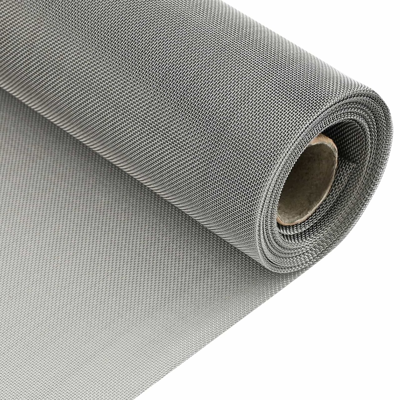 Mesh Bildschirm 20 x 500 cm 20 Mesh Edelstahl 201 Silber