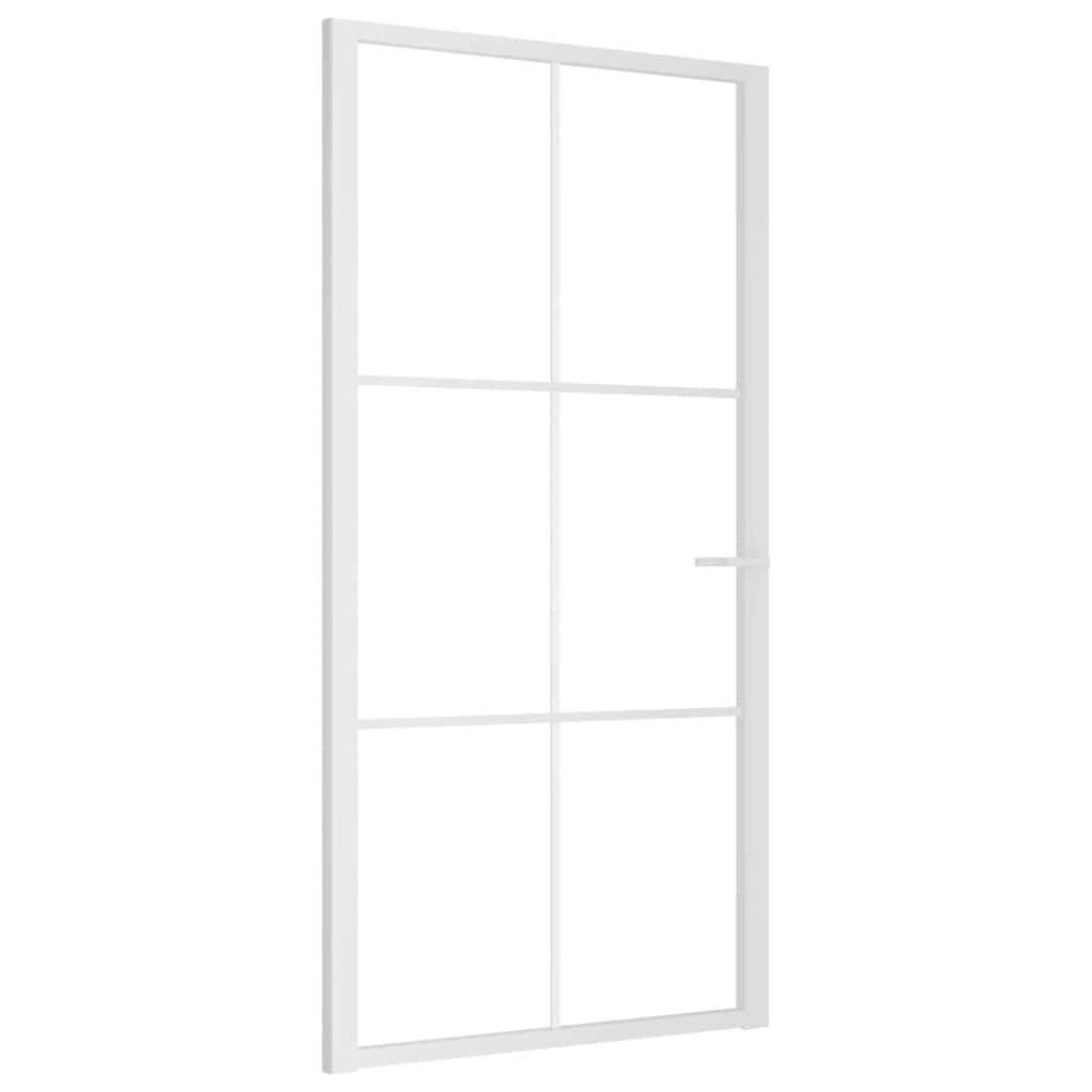 Innentür ESG Glas und Aluminium 76x201,5 cm Schwarz
