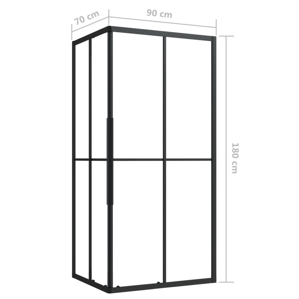 Duschkabine ESG 80x70x180 cm