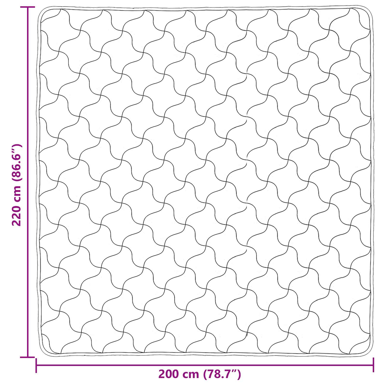 Sommerdecke Anthrazit 135 x 200 cm Mikrofaser und Teddy-Fleece