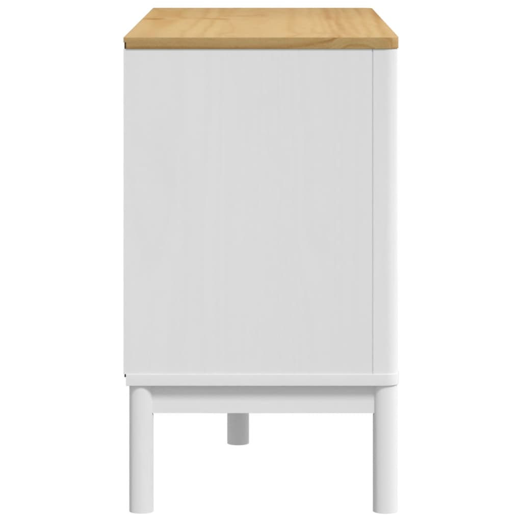 Kommode FLORO Wachsbraun Massivholz Kiefer
