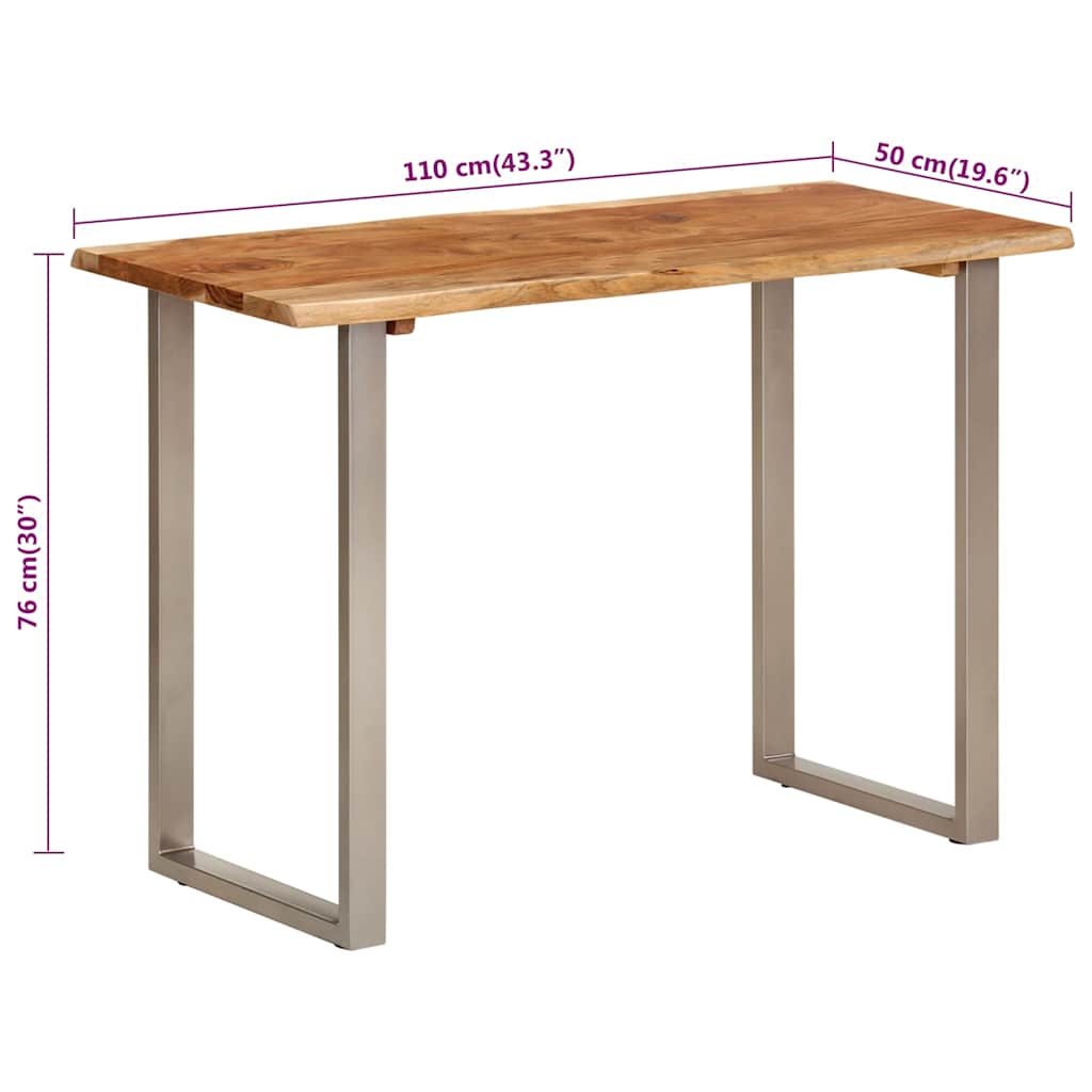 Esstisch 154x80x76 cm Massivholz Akazie