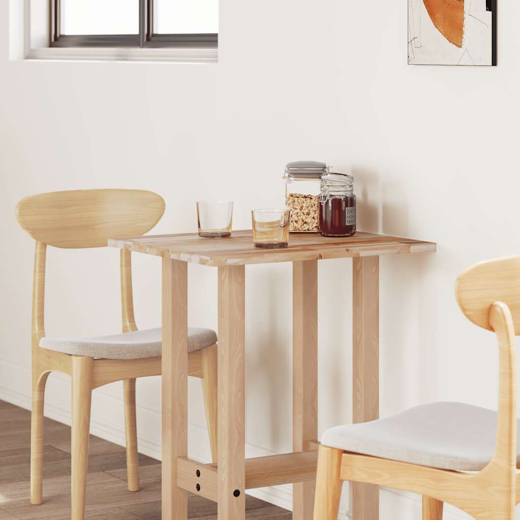 Tischplatte Rechteckig 60x50x2 cm Massivholz Akazie