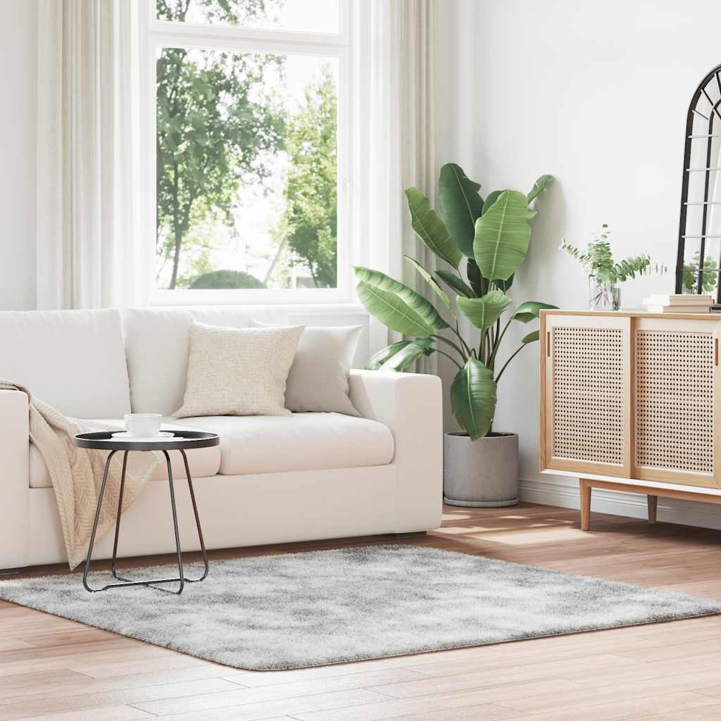 Teppich Shaggy Hochflor NAVARRA Beige 60x100 cm Polyester