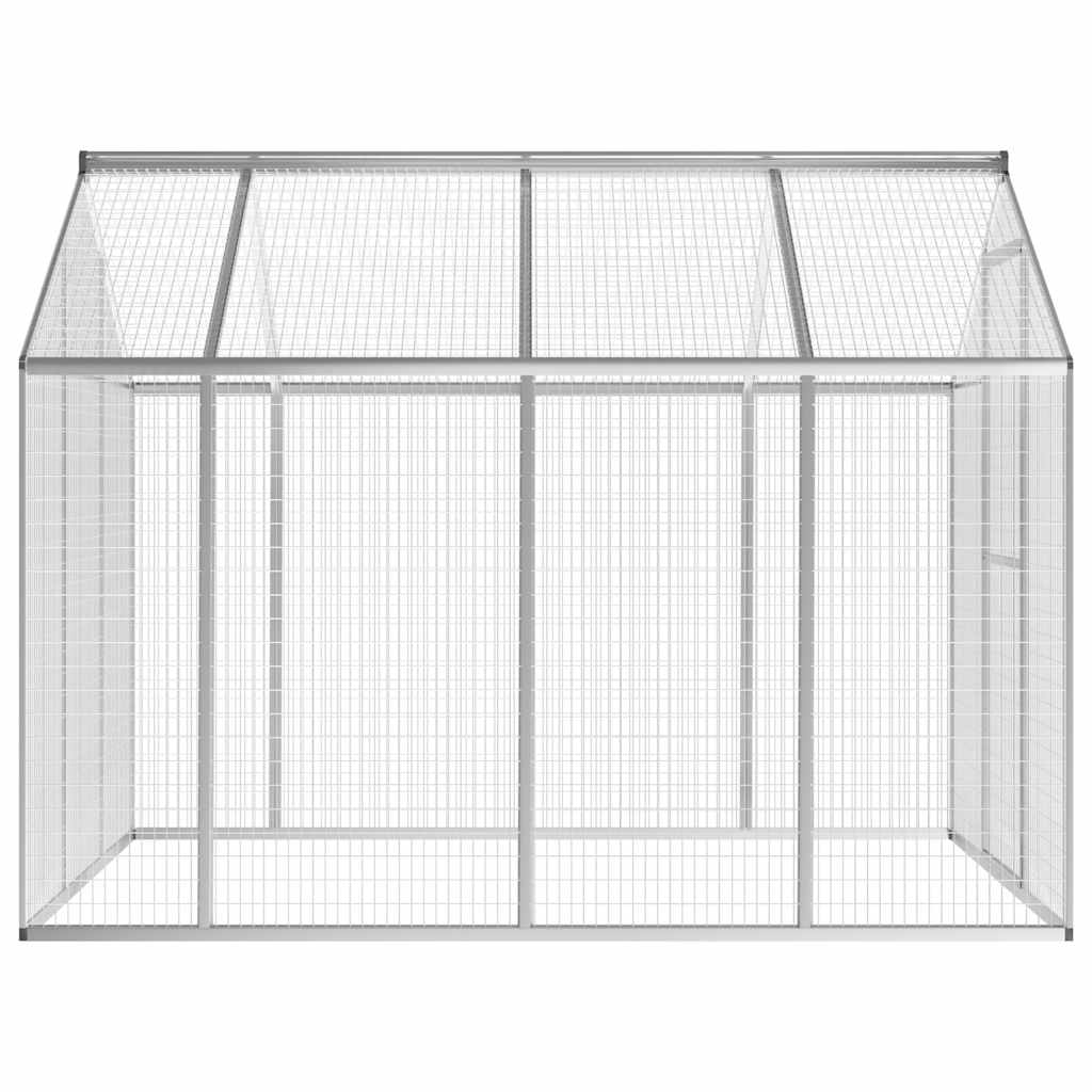 Außenvoliere Aluminium 178x122x194 cm