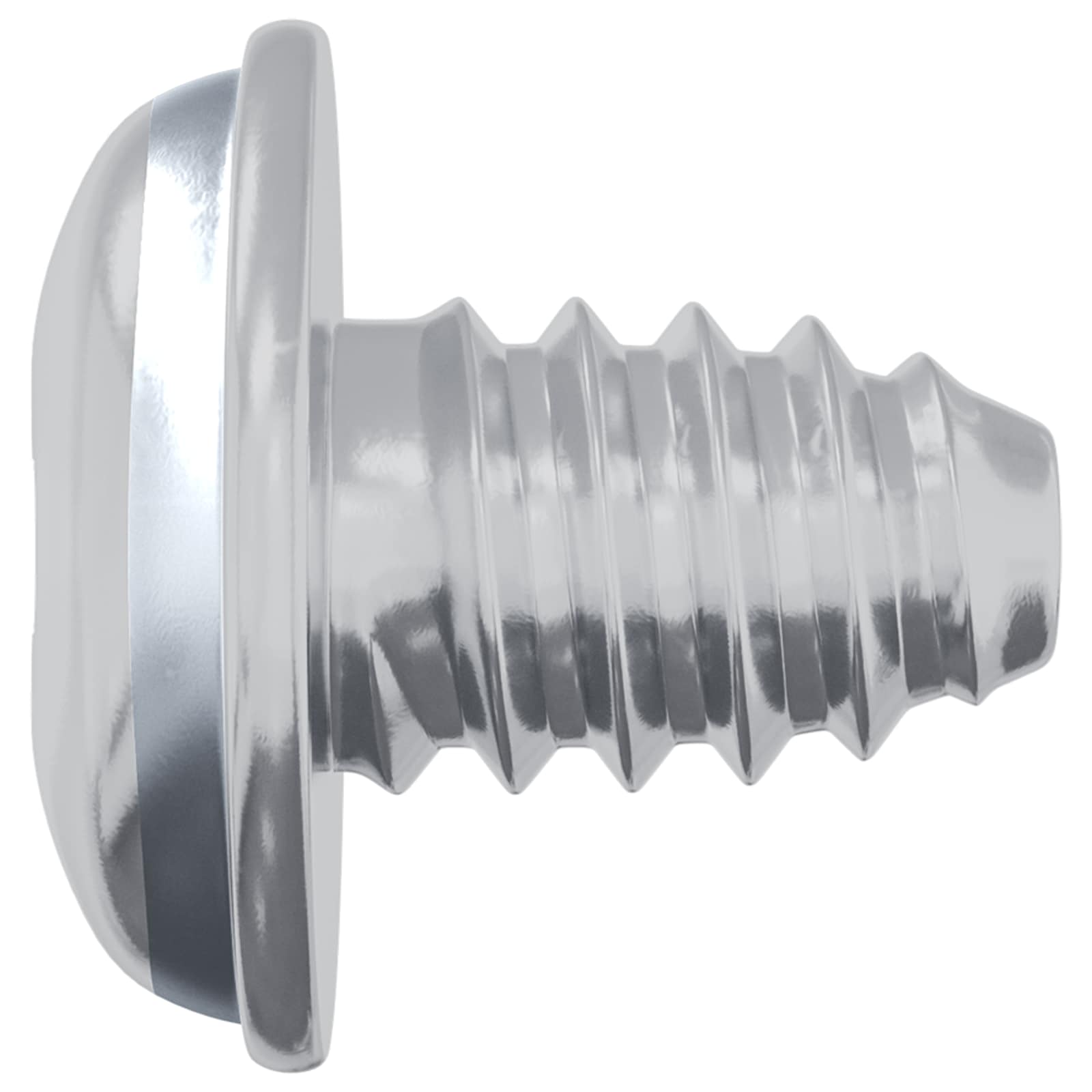 Schloss-Schrauben 2 pcs Silber M4 x 5 mm Eisen