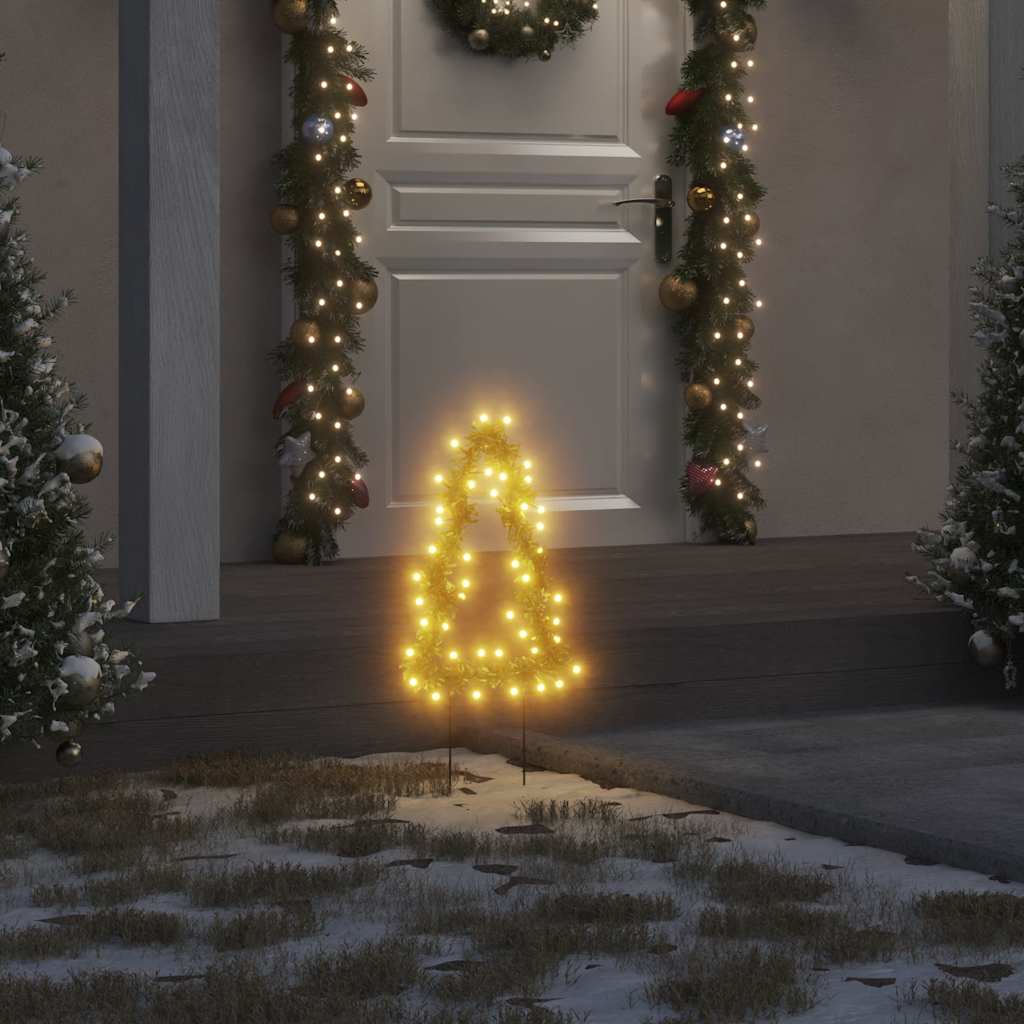Weihnachtsbaum mit Erdspießen und 115 LEDs 90 cm
