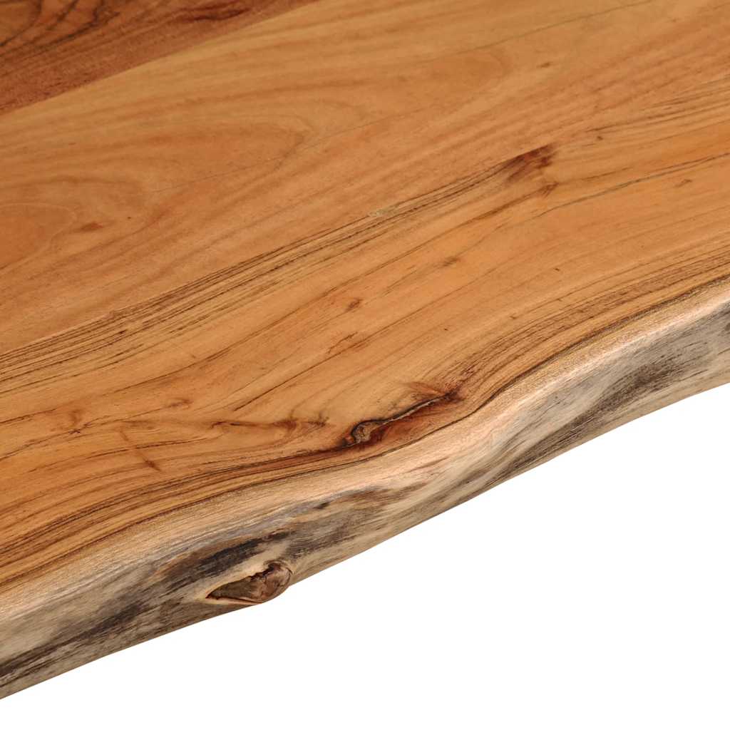Wandregal 40x20x2,5 cm Rechteckig Massivholz Akazie Baumkante