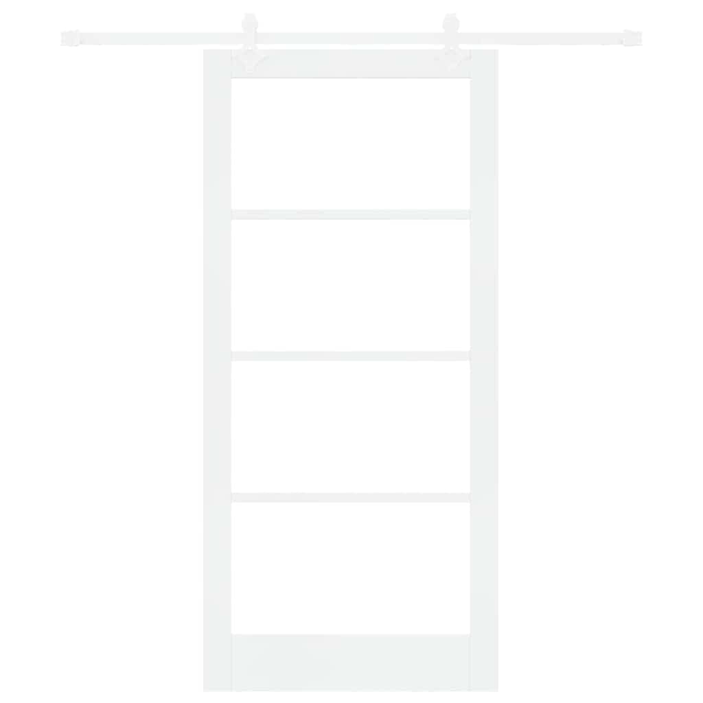 Schiebetür ORKDAL Natürlich und Schwarz 61 x 198,5 cm
