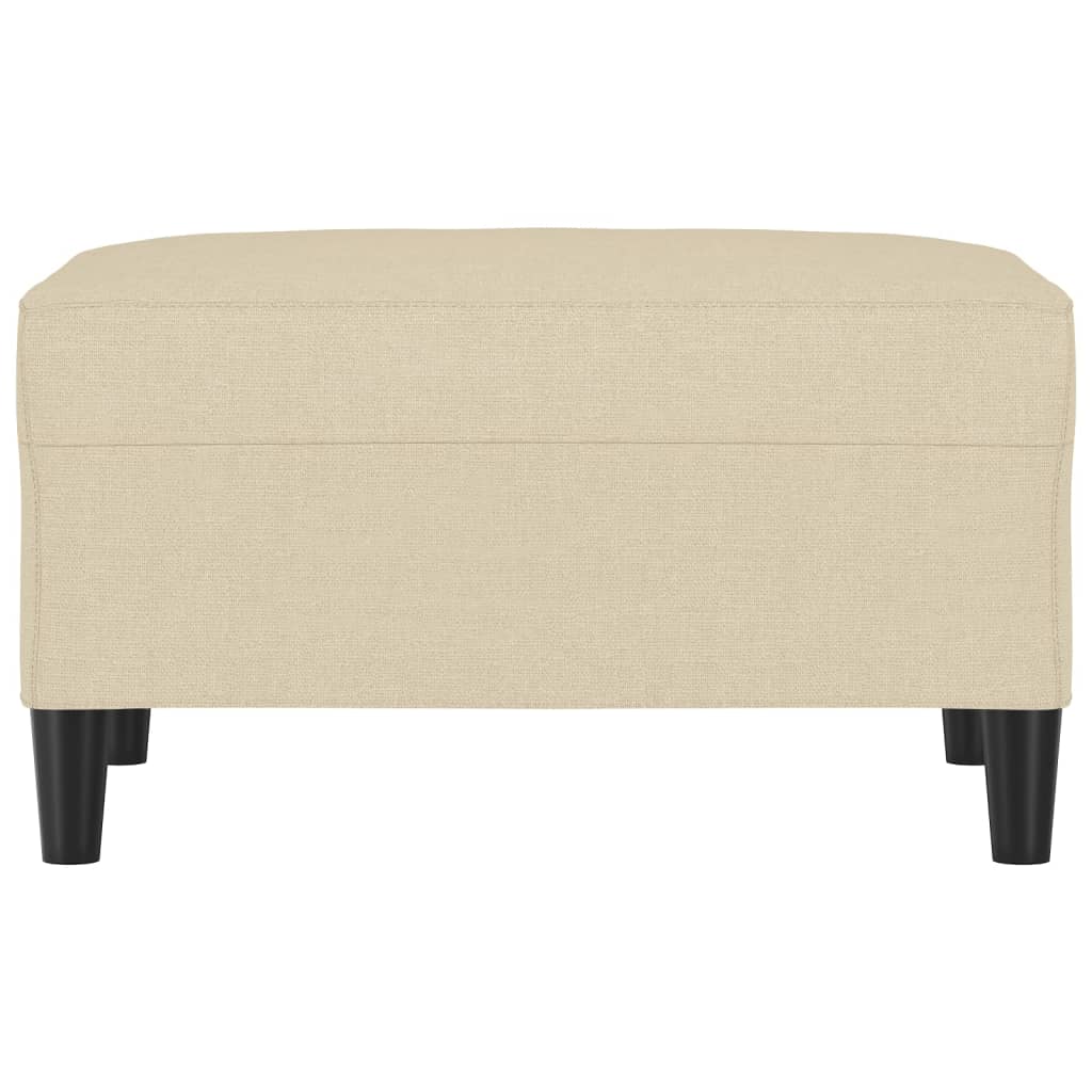 Fußhocker Hellgrau 60x50x41 cm Stoff