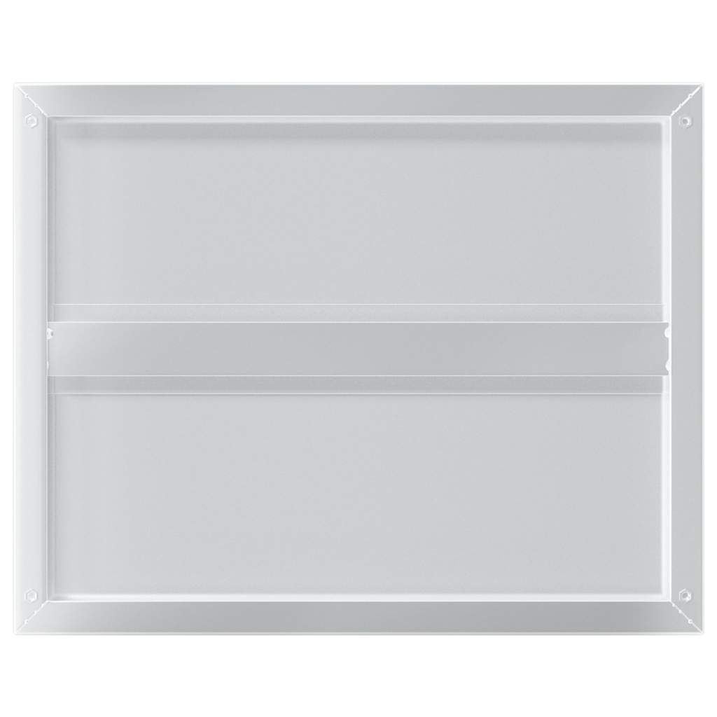 Wandregale 2 Stk. 100x40 cm Silbern Edelstahl