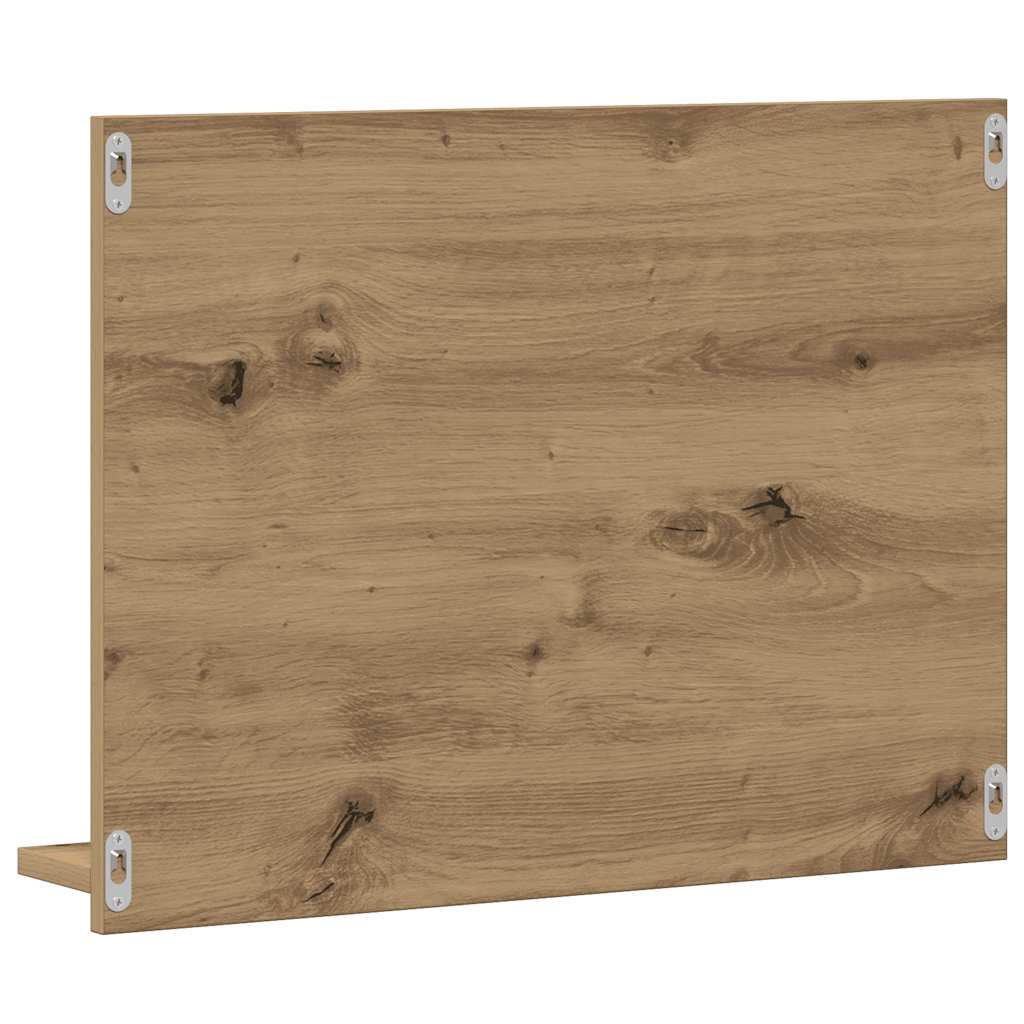 Badspiegel Weiß 60x10,5x45 cm Holzwerkstoff
