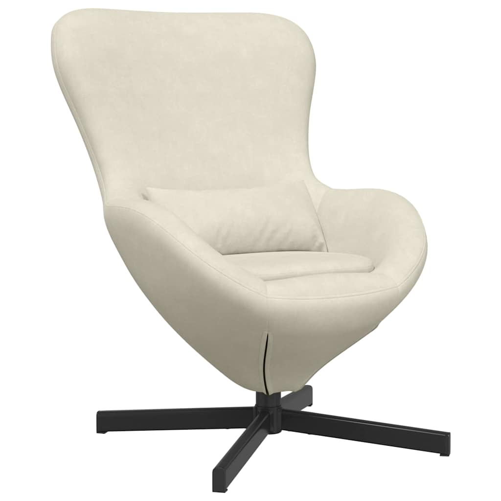 Eiersessel Blau 63 x 73 x 90 cm Samt