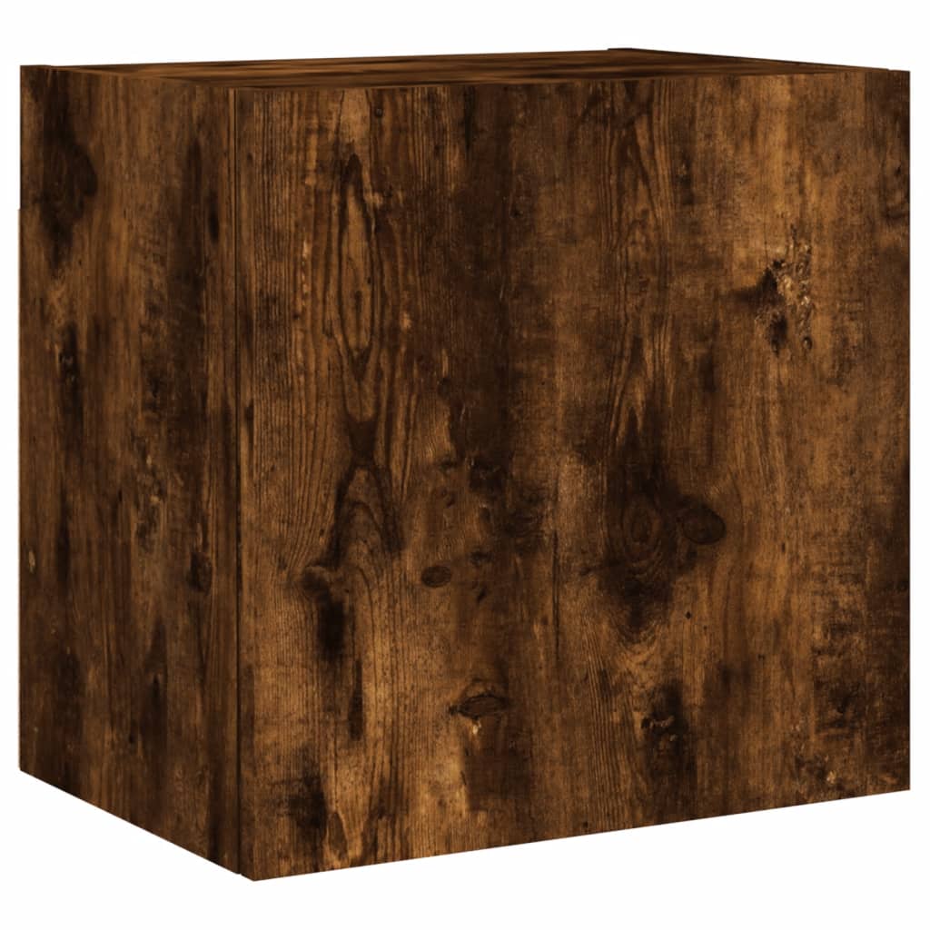 4-tlg. Wohnwand Weiß Holzwerkstoff