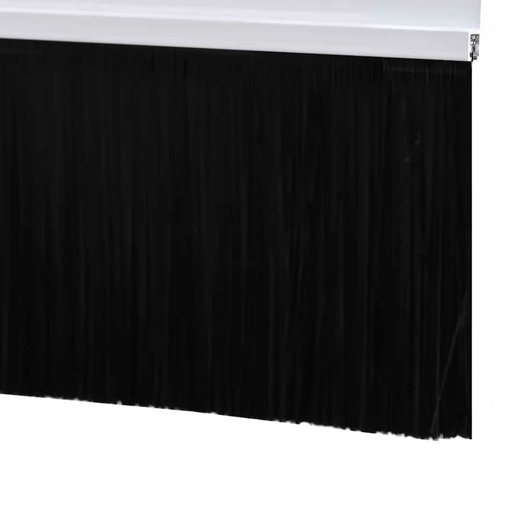 Selbstklebende Türbürstendichtungen 2 pcs Braun 100 cm