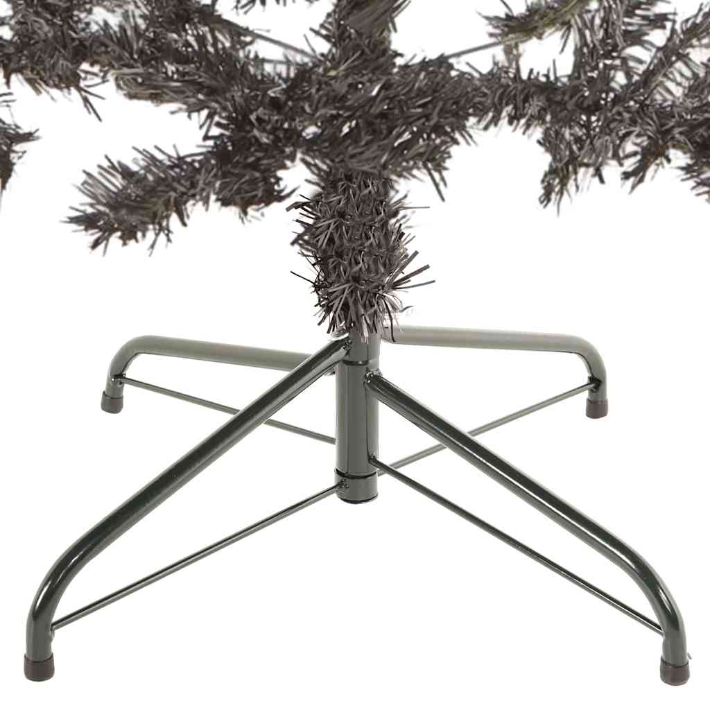 Schlanker Weihnachtsbaum Schwarz 150 cm