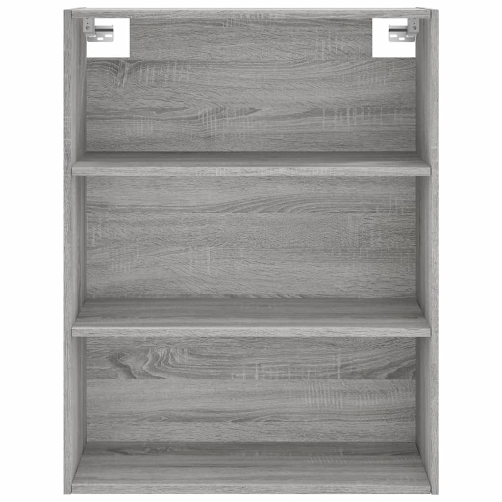 Highboard Hochglanz-Weiß 69,5x34x180 cm Holzwerkstoff