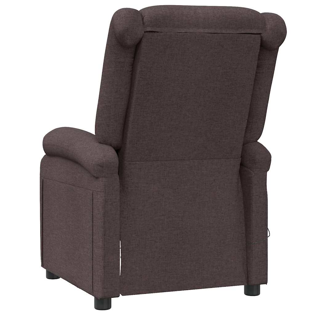 Massagesessel Hellgrau Stoff