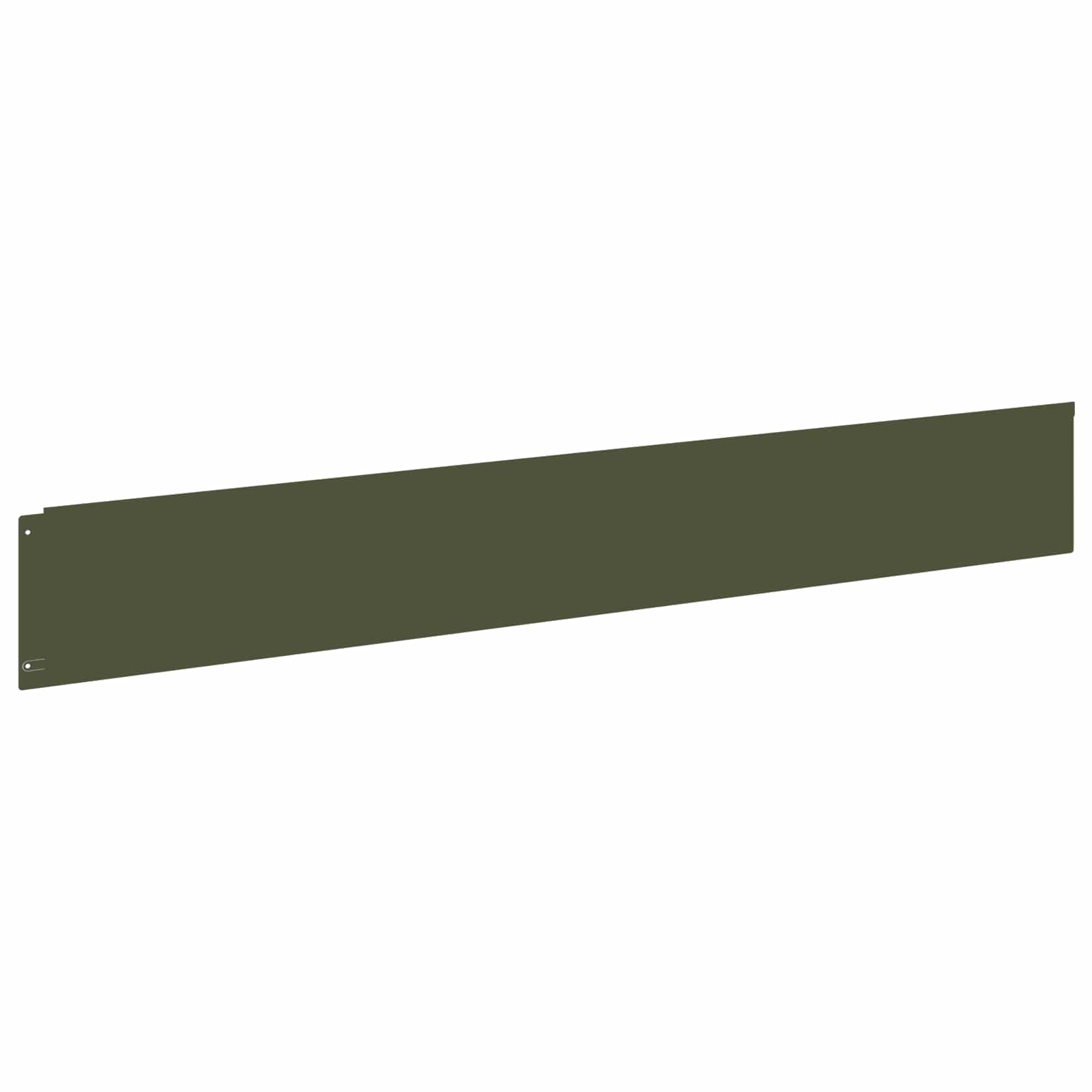 Raseneinfassung 10 pcs 100 x 12 cm Stahl Anthrazit